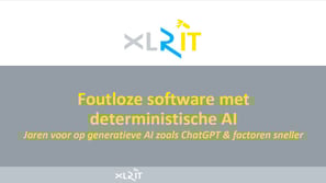 Openingsslide AI@Work presentatie XLRIT